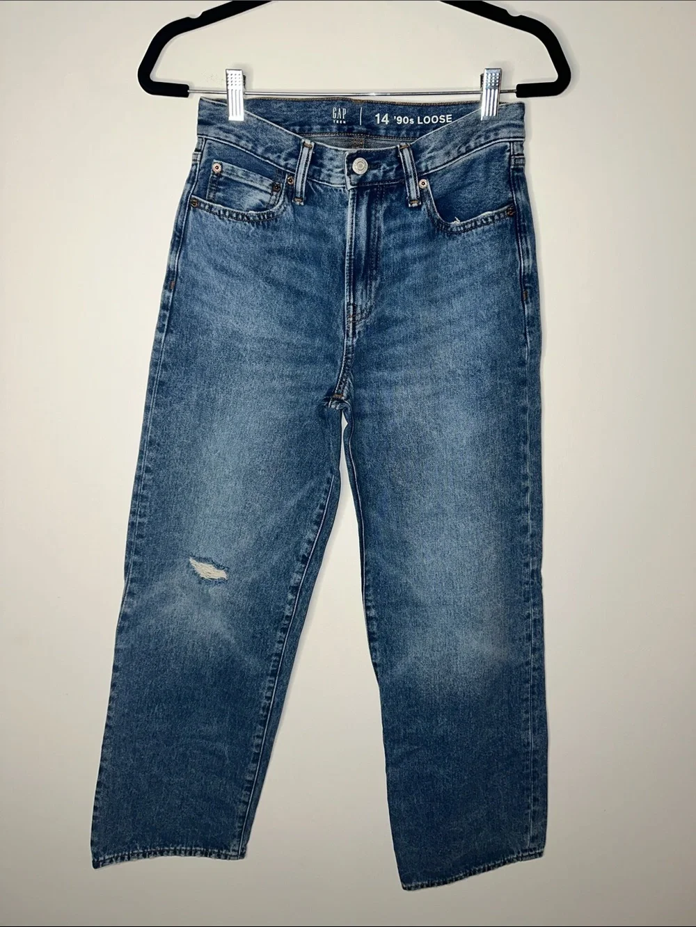 GAP Teen 90’s Loose Denim Jeans in Medium Wash